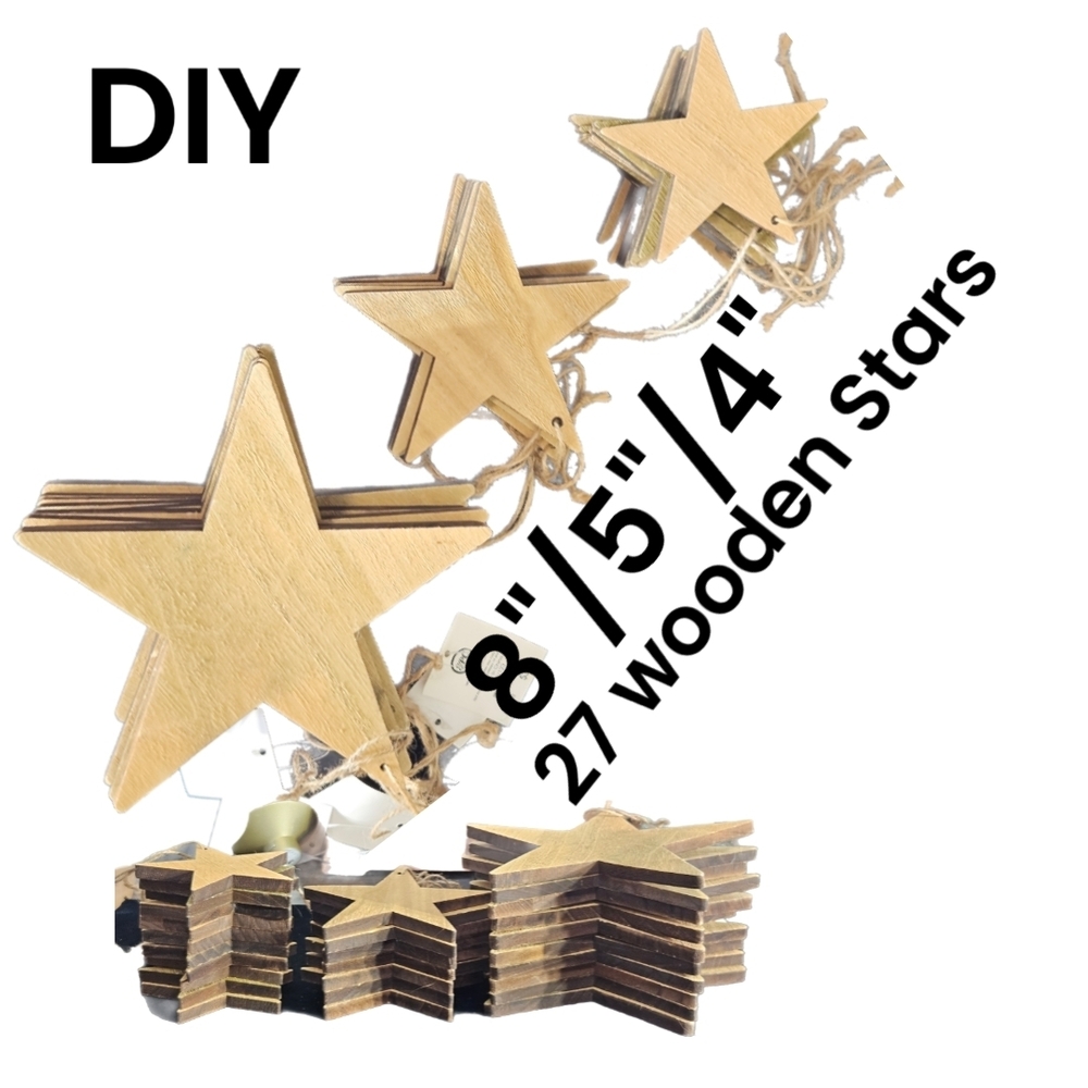 DIY Wooden Star Set
